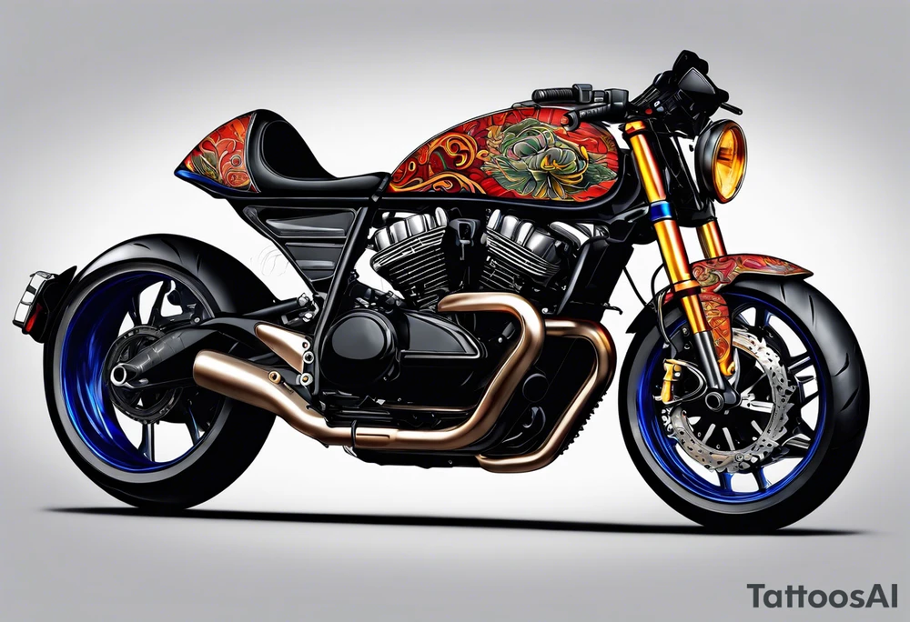 Create a bikelife tattoo tattoo idea
