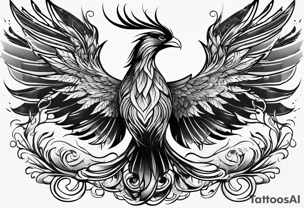 phoenix tattoo idea