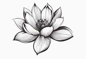The tattoo i am searching for has to be around 20cm heigh and with 8cm width. It should be a stew with some flowers and at the top should be a small magnolia... It should be fineline tattoo idea