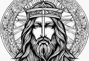 Christ tattoo idea