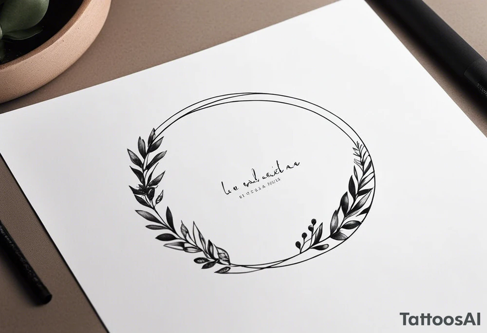 circle with written quote: "L a v i t a  è  c i ò  c h e  t i  a c c a d e  m e n t r e  s e i  i m p e g n a t o  a  f a r e  a l t r i  p r o g e t t i." tattoo idea