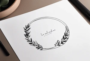 circle with written quote: "L a v i t a  è  c i ò  c h e  t i  a c c a d e  m e n t r e  s e i  i m p e g n a t o  a  f a r e  a l t r i  p r o g e t t i." tattoo idea