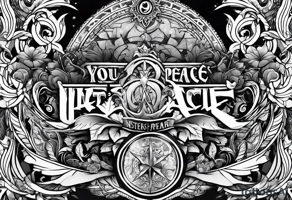 If you seek peace prepare for war tattoo idea
