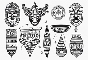 african symbolic cultural tattoos tattoo idea