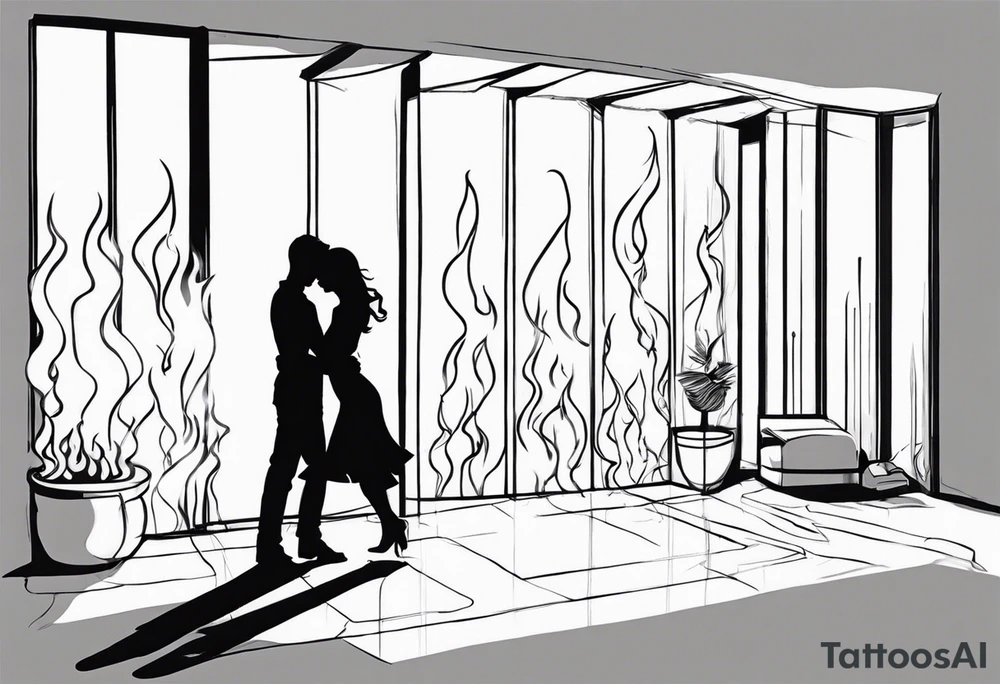 Slow dancing in a burning room tattoo idea