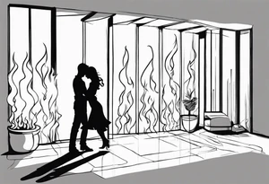 Slow dancing in a burning room tattoo idea