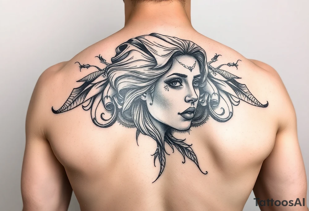 make a full arm sleeve of my deceased mother her name is jalisa tattoo idea
