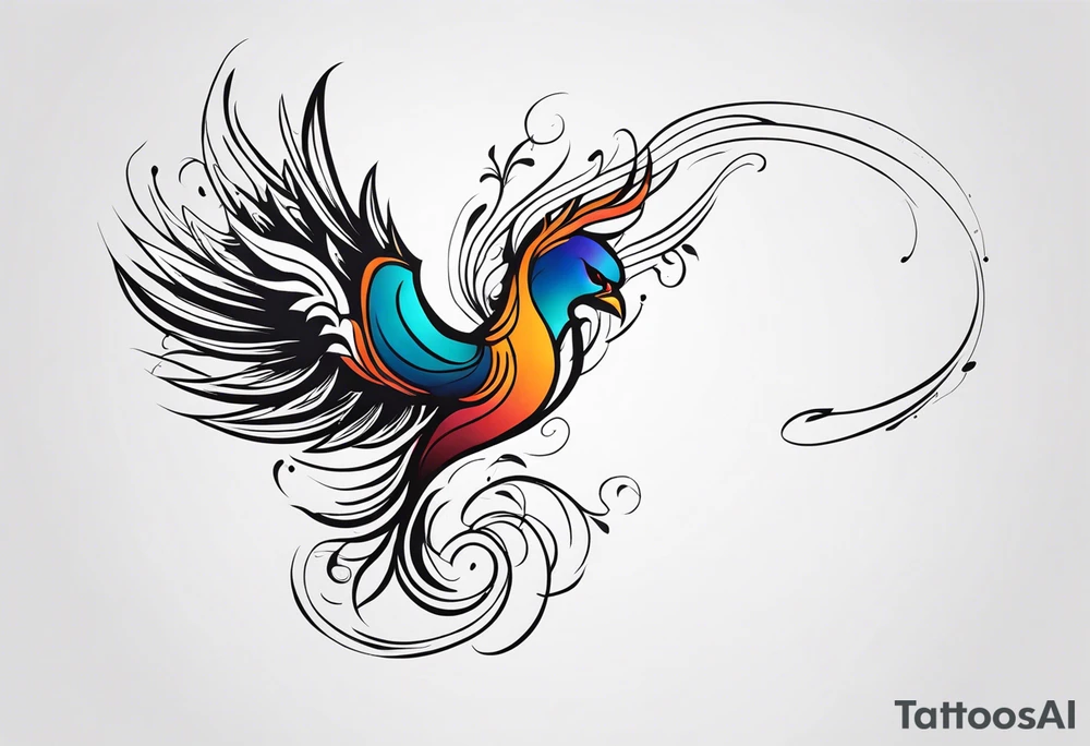 phoenix tattoo idea