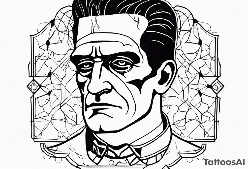 thematic representation of frankenstein the novel without the monsters face tattoo idea