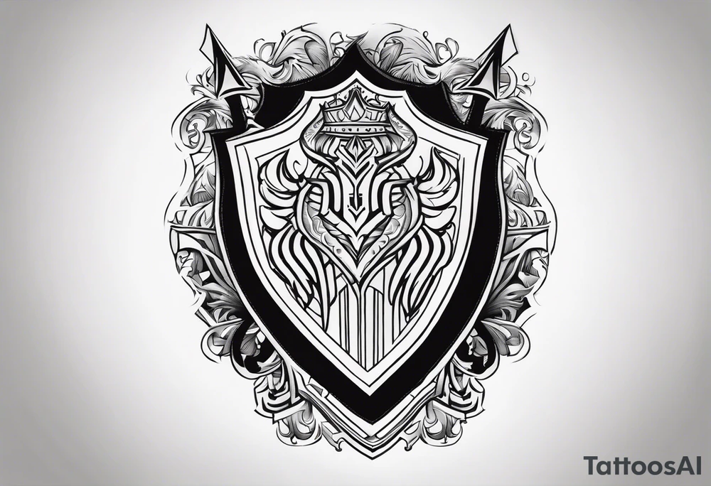 Valhalla shield tattoo idea