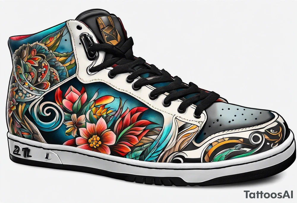 Foot tattoo idea