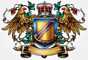 Prentice Family Crest tattoo idea