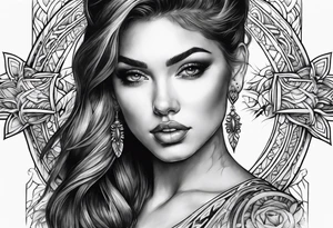 cross tattoo idea