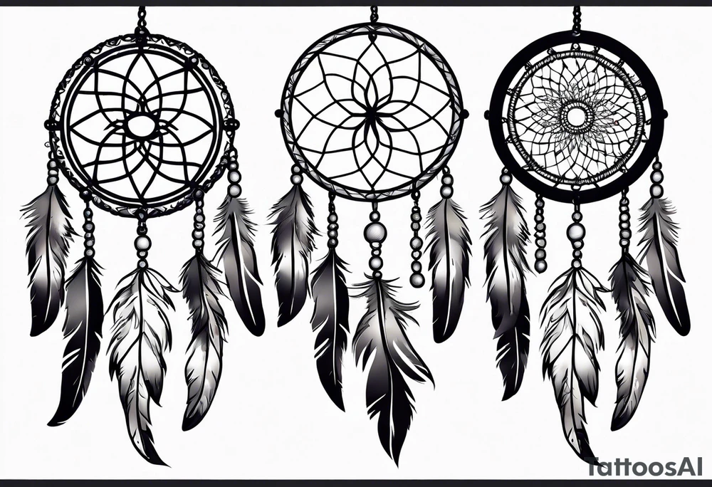 dream catcher tattoo idea
