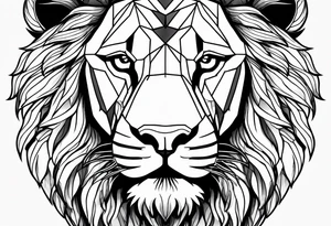 Trident with Greek lettering tattoo idea