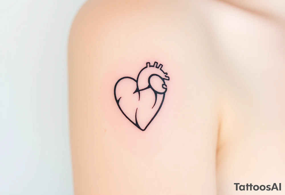 Heart tattoo idea