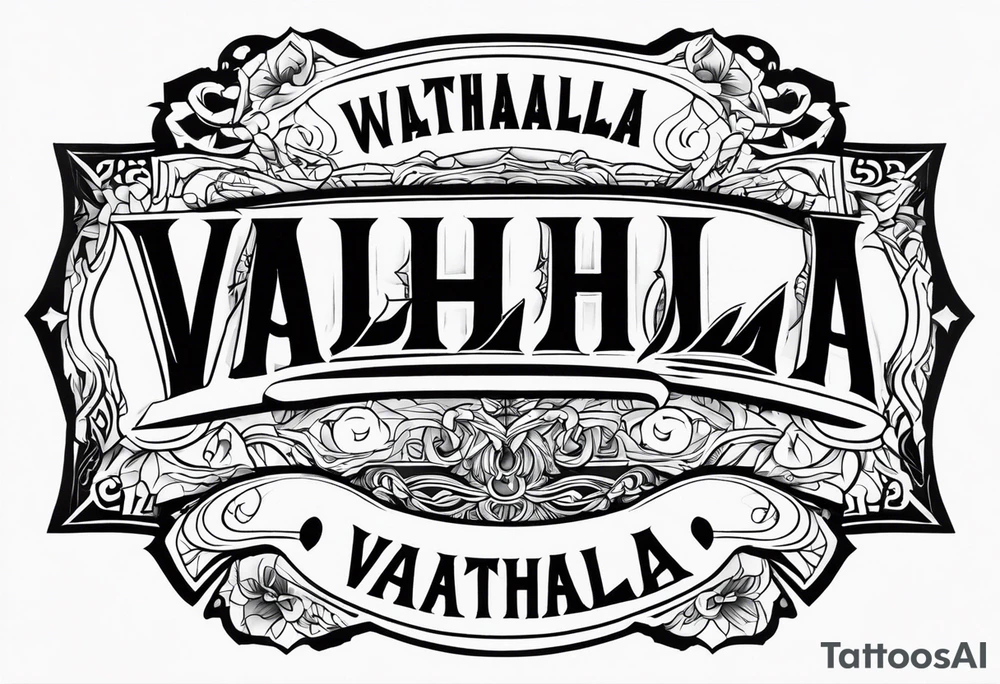 Valhalla tattoo idea
