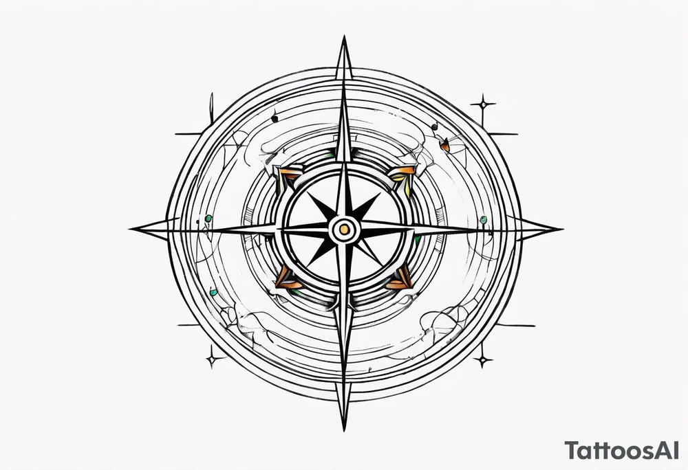 compas tattoo idea