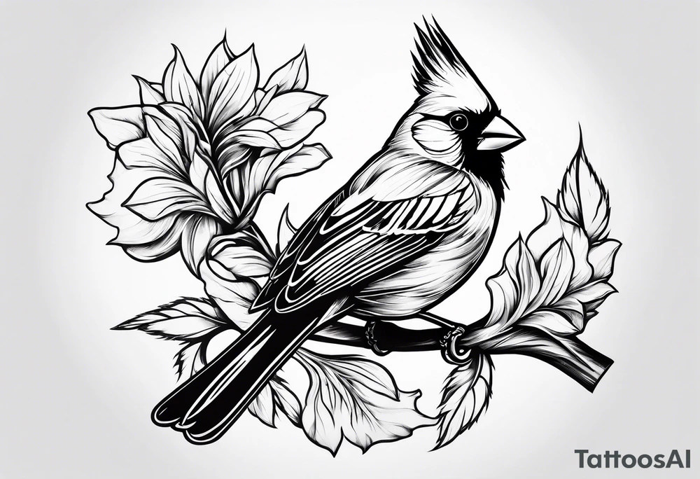 cardinal tattoo idea