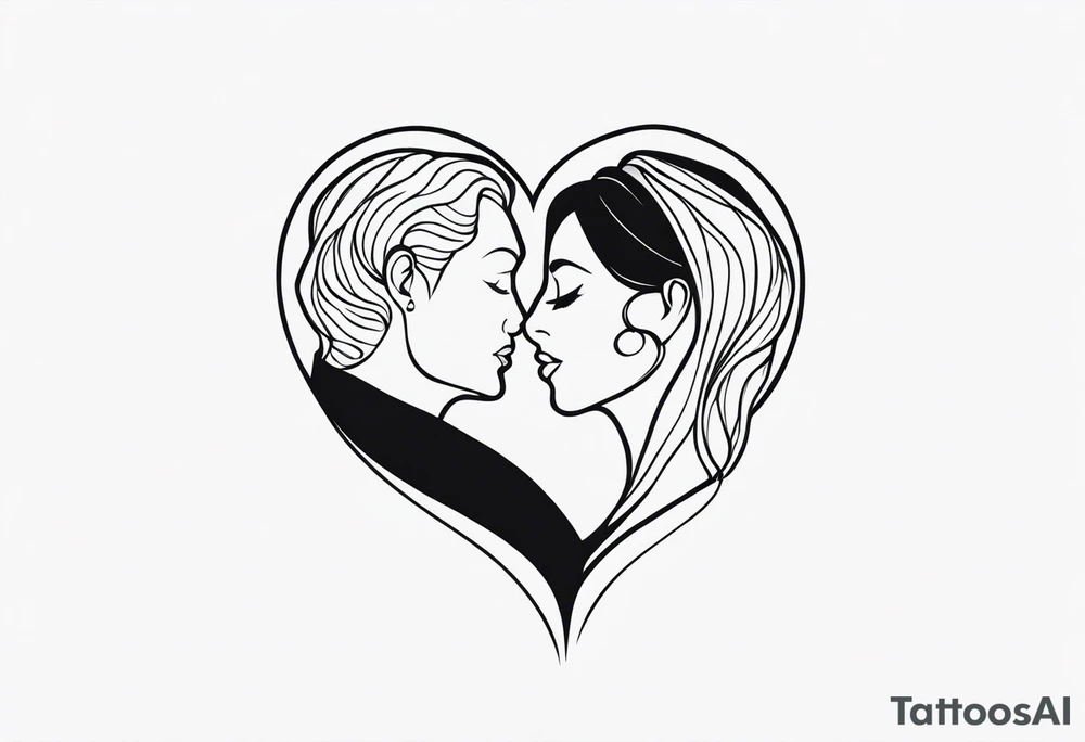 tattoo that represents the love of a man and a woman for eternity tattoo idea