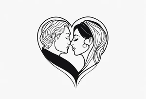 tattoo that represents the love of a man and a woman for eternity tattoo idea