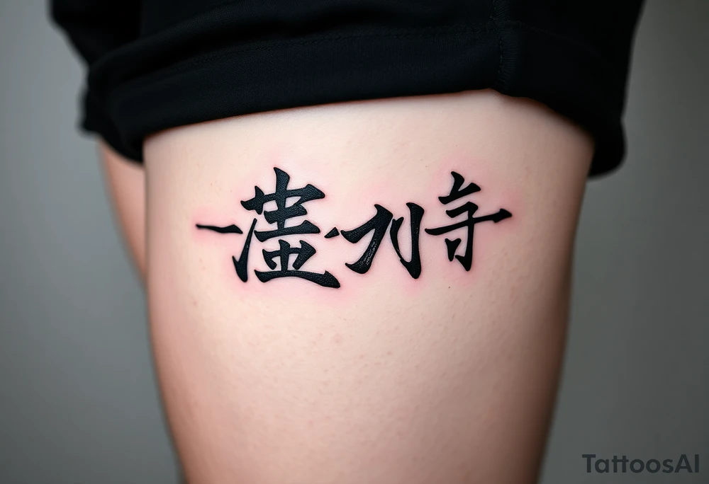 二千六年十二月三十日 in kanjis sosho thin lines gothic style tattoo idea