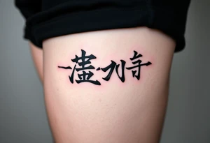 二千六年十二月三十日 in kanjis sosho thin lines gothic style tattoo idea