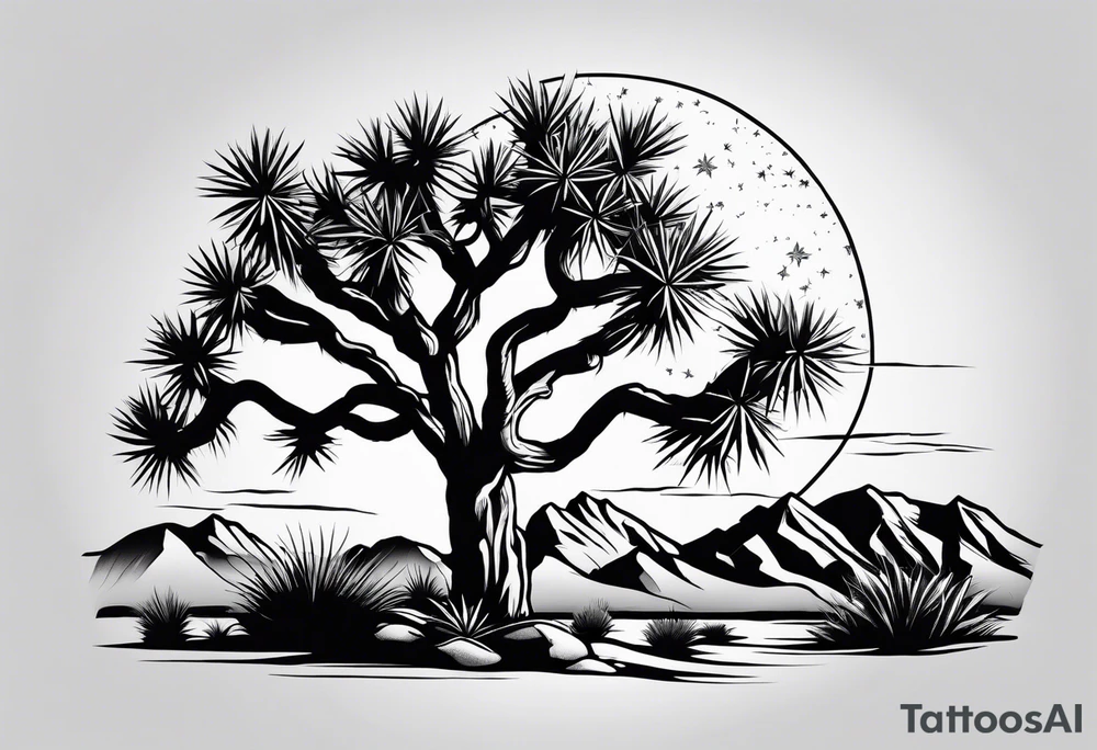 Joshua tree tattoo idea