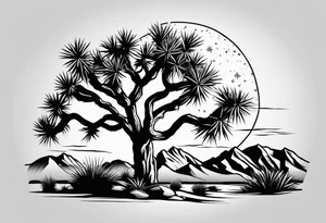 Joshua tree tattoo idea
