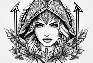 arrow tattoo idea