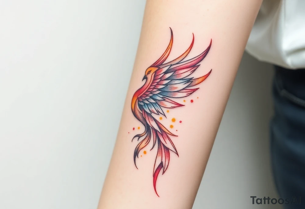 Phoenix tattoo idea