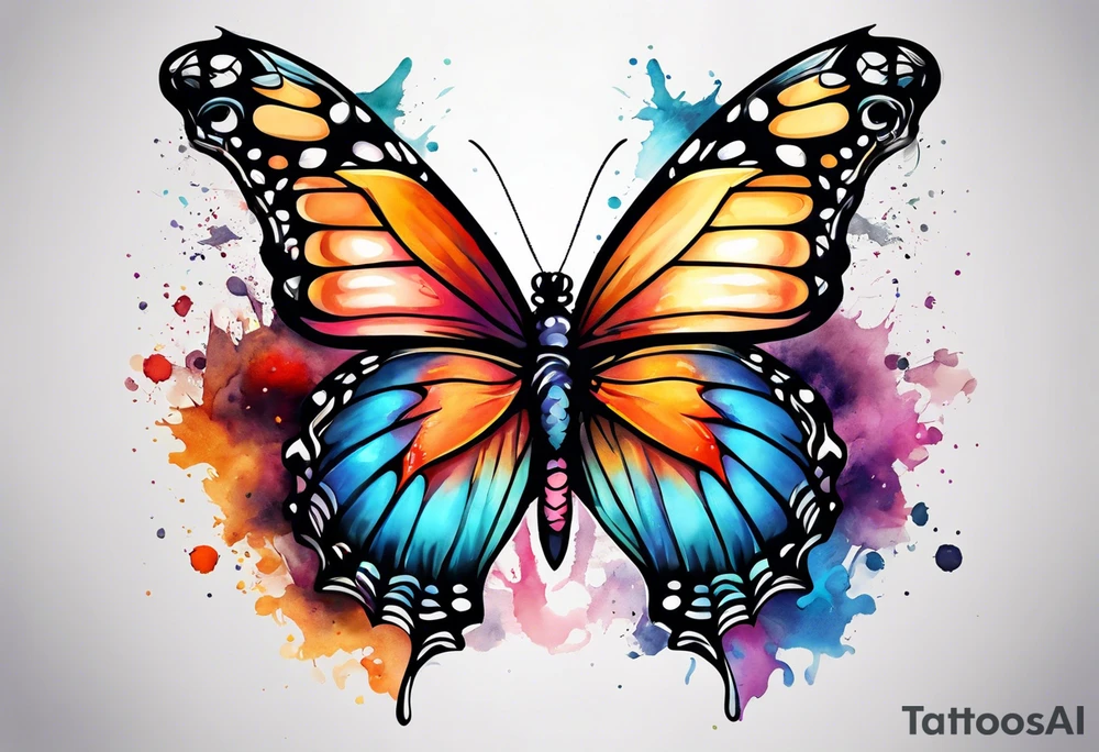 butterfly tattoo idea