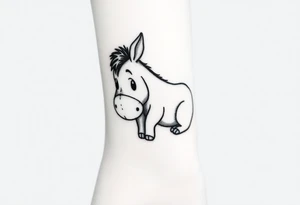 Cute Eeyore wrist tattoo tattoo idea