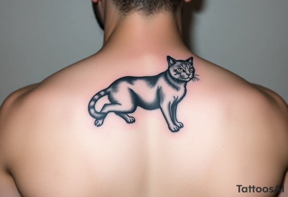 Black Cat tattoo idea