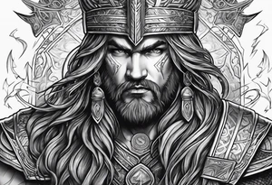 Valhalla lightning tattoo idea