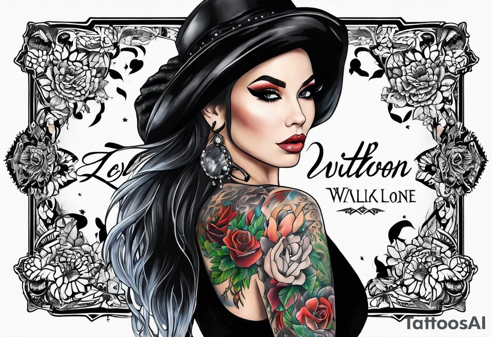 I never walk alone tattoo idea