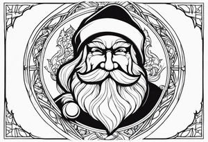 Santa clause tattoo idea