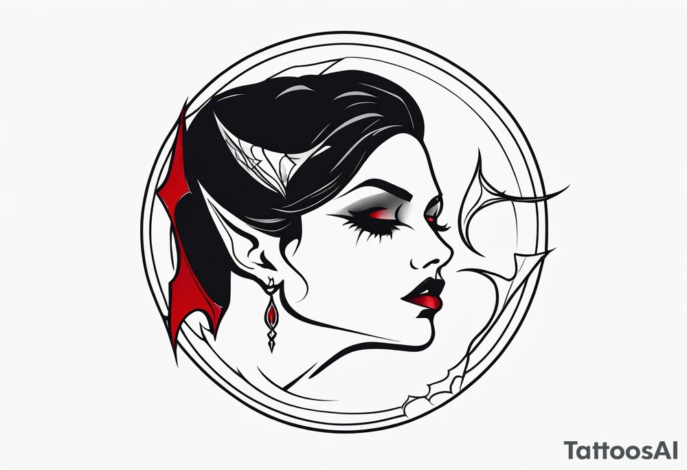 Vampire tattoo design tattoo idea