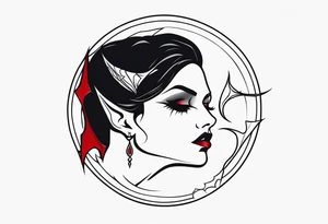 Vampire tattoo design tattoo idea