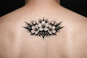 Cherry blossoms tattoo idea