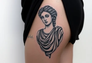 greek sculture 
female tattoo idea