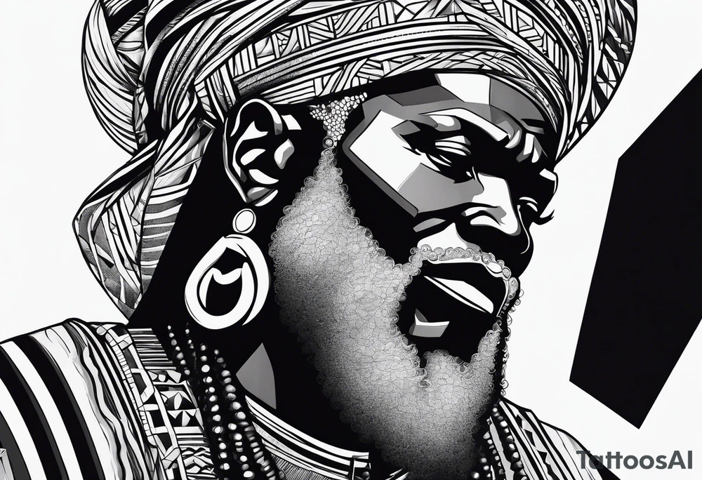 African Moses tattoo idea