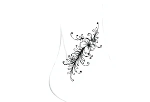 Anklet and charm Diane tattoo idea