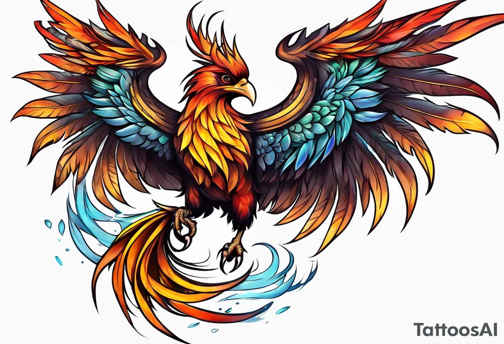 phoenix tattoo idea