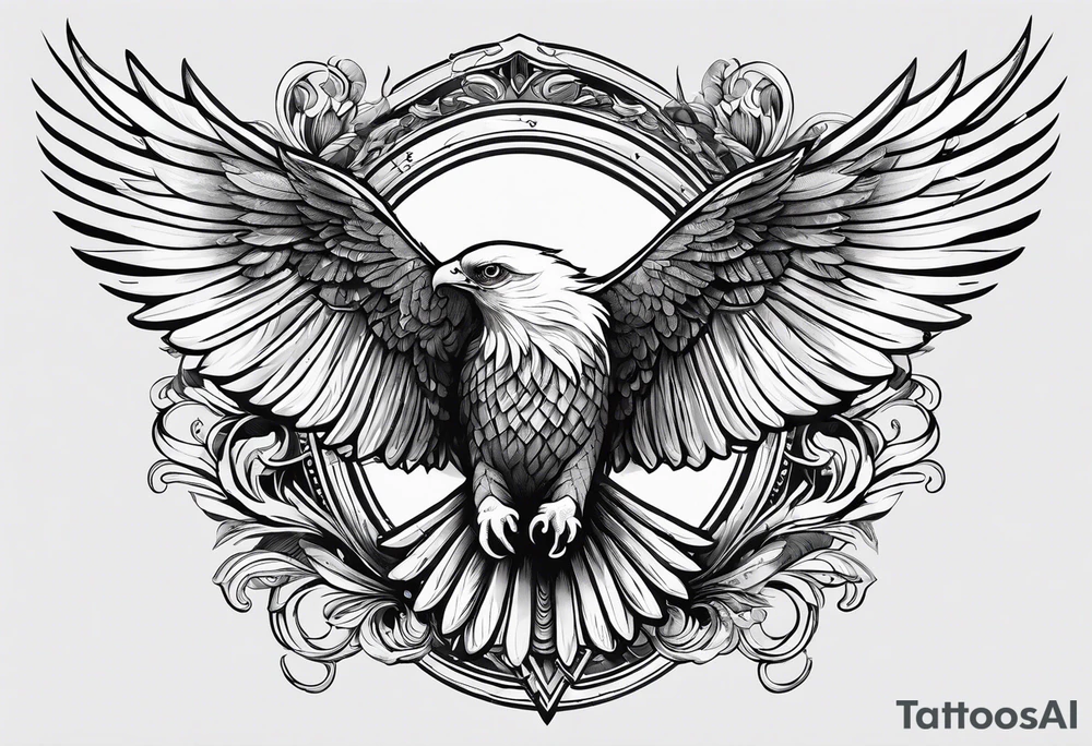Fliegende weisse Taube tattoo idea