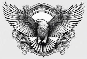 Fliegende weisse Taube tattoo idea