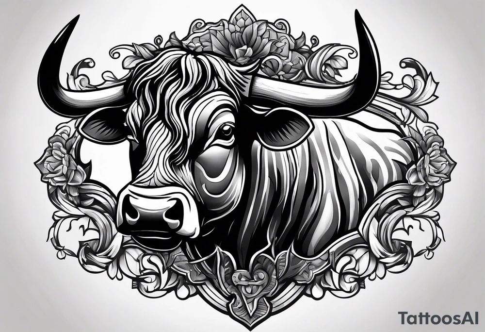 grab the bull by its horns tattoo idea
