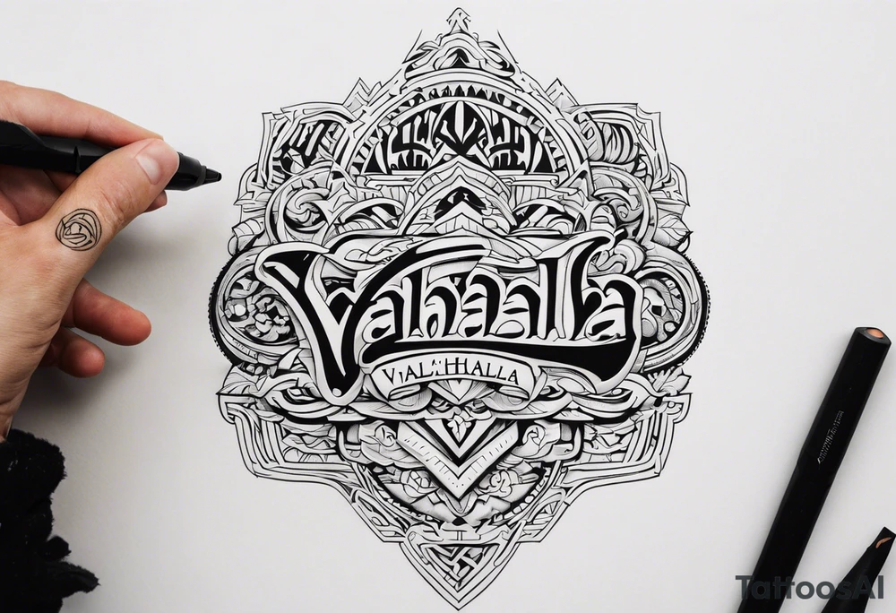 Valhalla tattoo idea