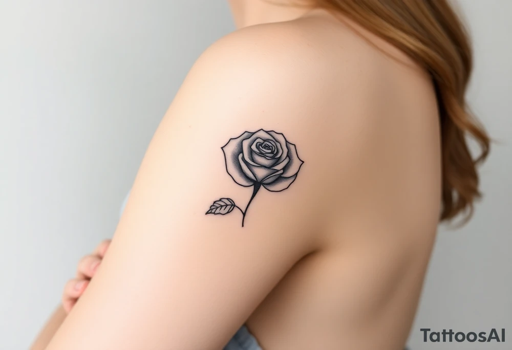 rose tattoo idea