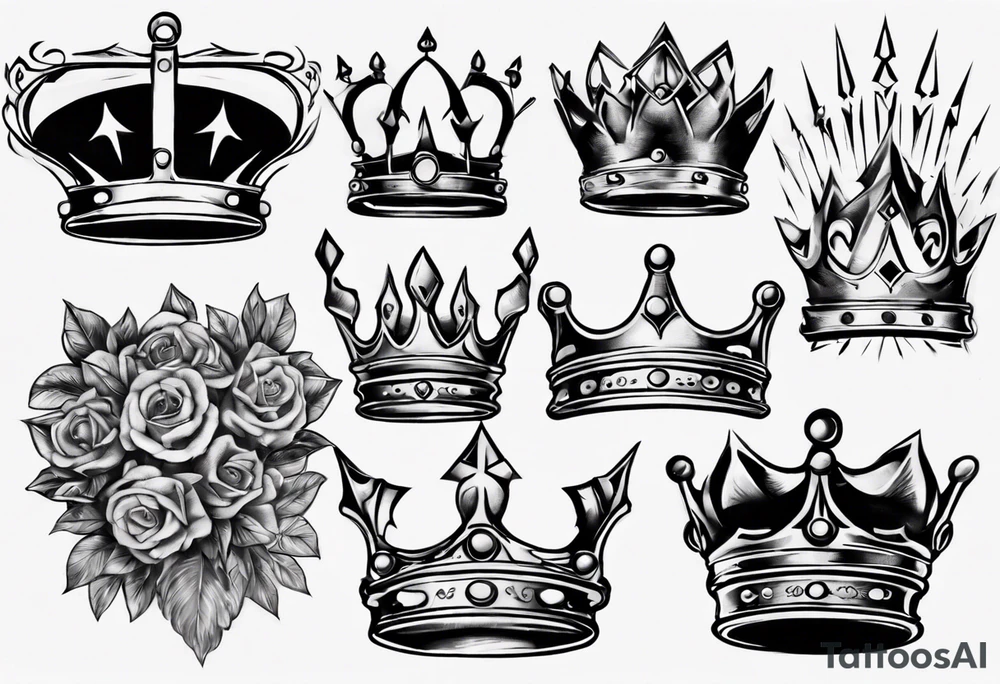 a kings crown tattoo idea